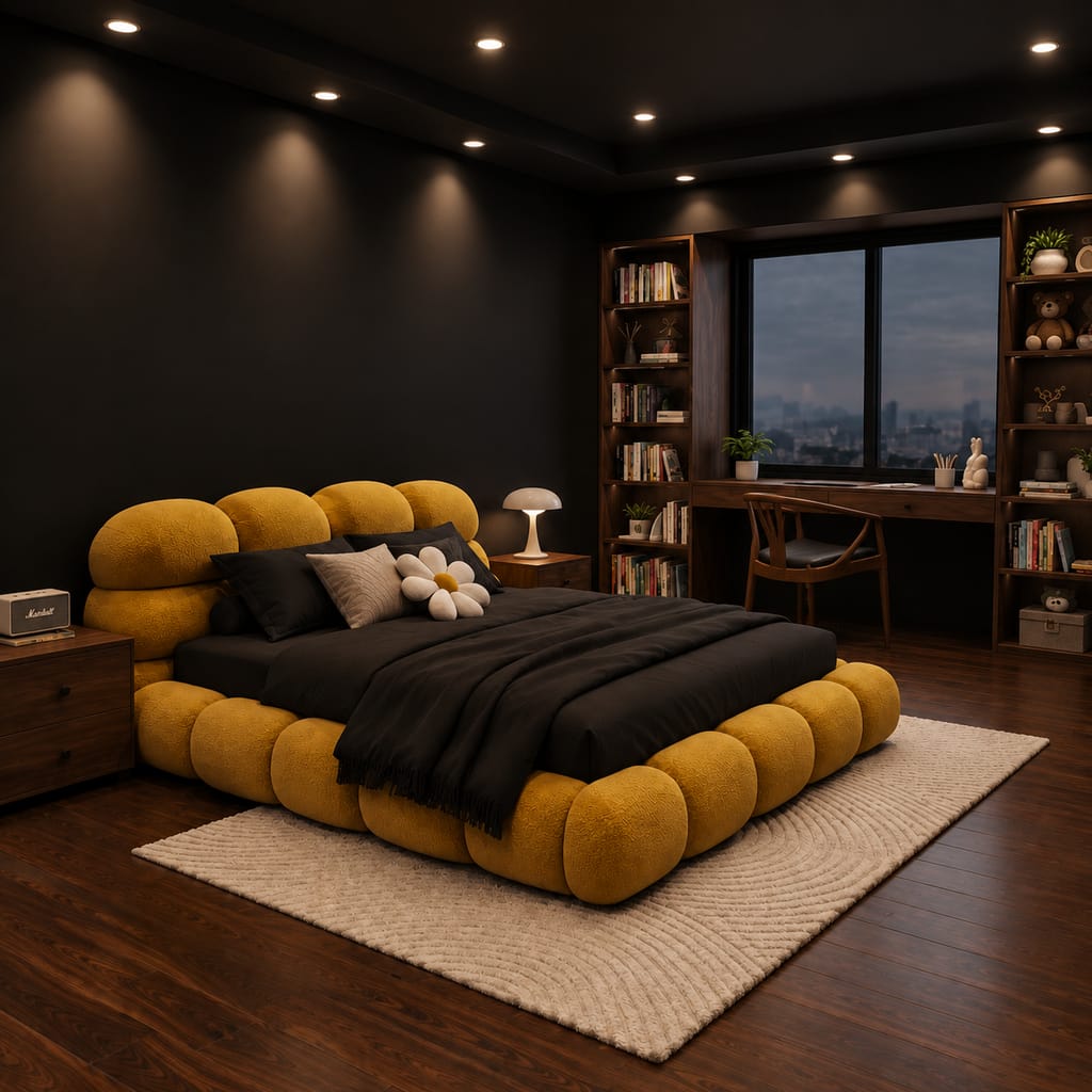 تخت خواب تدی پفکی